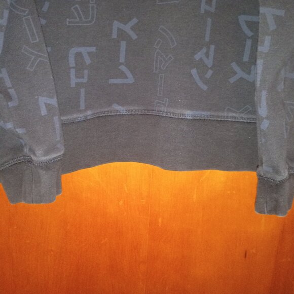 ADIDDAS X PHARRELL WILLIAMS Size XL Crew Neck Sweatshirt w Pockets Black - Picture 6 of 6